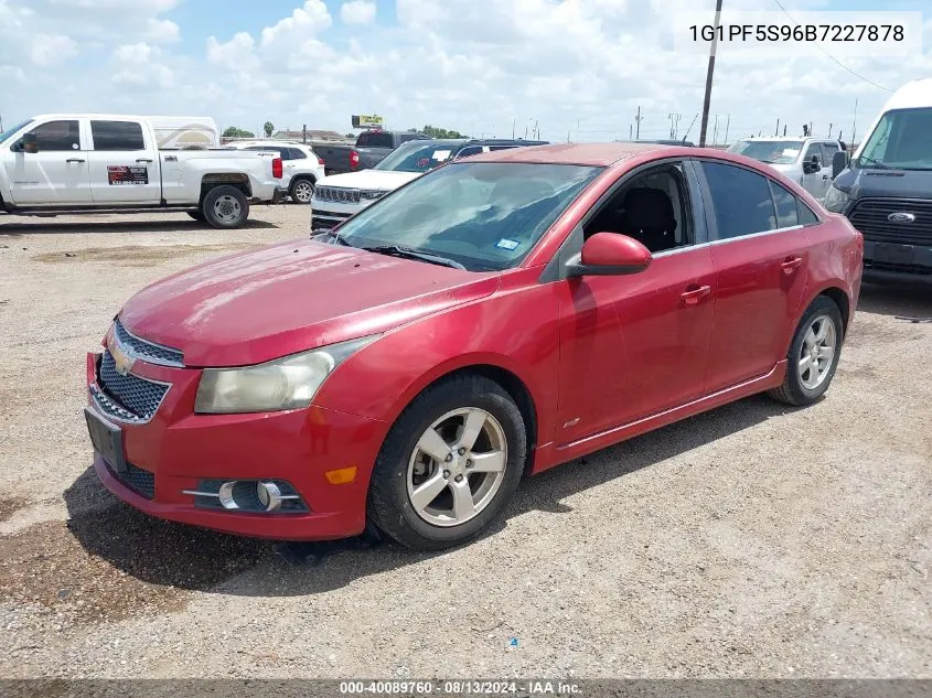 2011 Chevrolet Cruze Lt VIN: 1G1PF5S96B7227878 Lot: 40089760