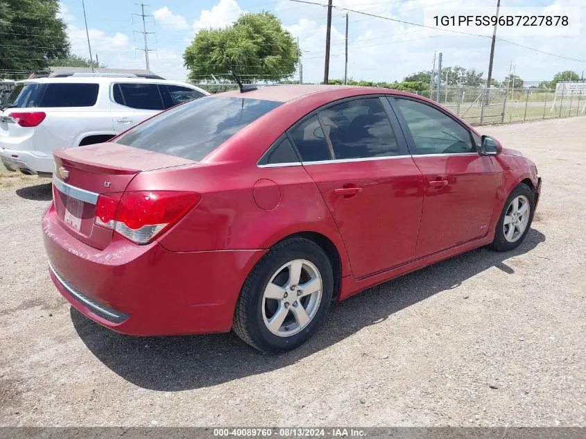 2011 Chevrolet Cruze Lt VIN: 1G1PF5S96B7227878 Lot: 40089760