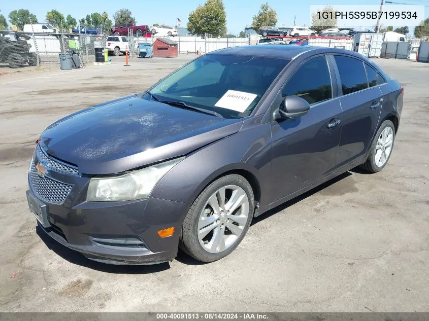 2011 Chevrolet Cruze Ltz VIN: 1G1PH5S95B7199534 Lot: 40091513