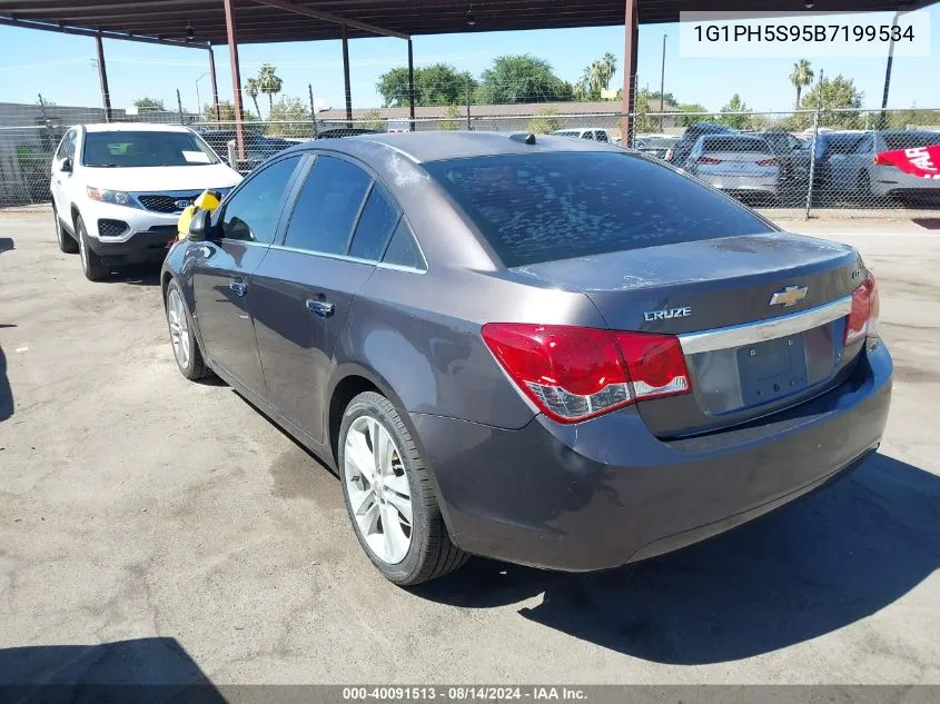 2011 Chevrolet Cruze Ltz VIN: 1G1PH5S95B7199534 Lot: 40091513