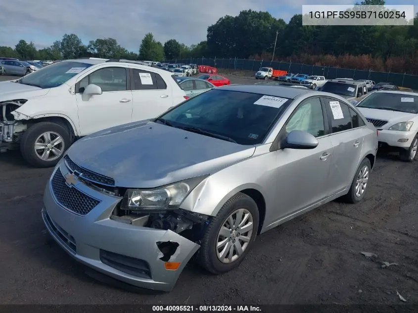 2011 Chevrolet Cruze Lt VIN: 1G1PF5S95B7160254 Lot: 40095521