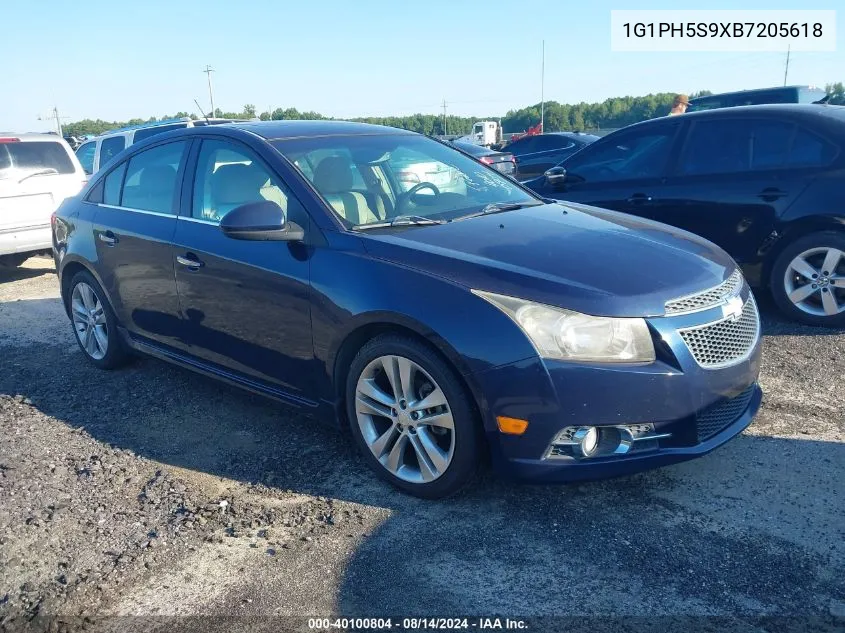 2011 Chevrolet Cruze Ltz VIN: 1G1PH5S9XB7205618 Lot: 40100804