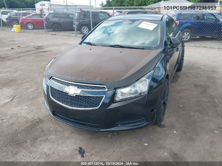 1G1PC5SH9B7296953 2011 Chevrolet Cruze Ls