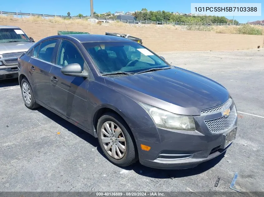 1G1PC5SH5B7103388 2011 Chevrolet Cruze Ls