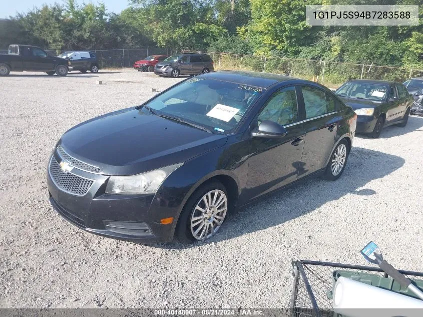 2011 Chevrolet Cruze Eco VIN: 1G1PJ5S94B7283588 Lot: 40148907