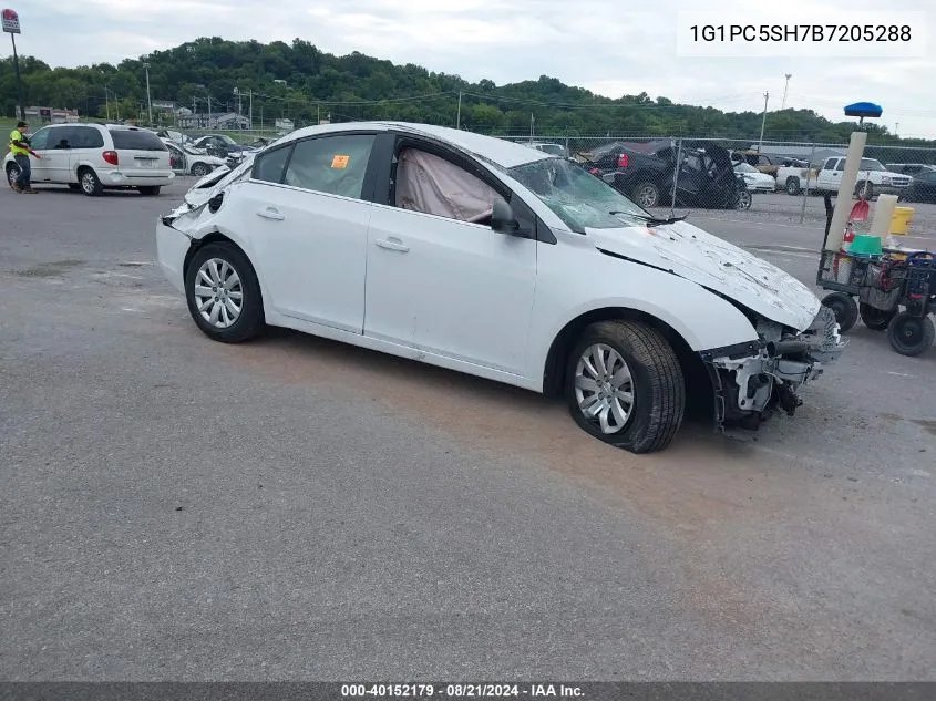 1G1PC5SH7B7205288 2011 Chevrolet Cruze Ls