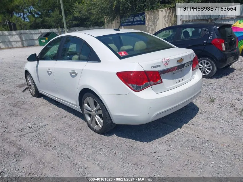 2011 Chevrolet Cruze Ltz VIN: 1G1PH5S93B7163664 Lot: 40161023