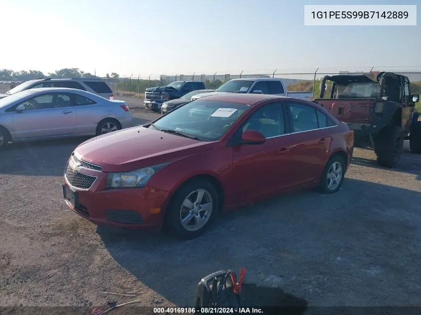 2011 Chevrolet Cruze Lt VIN: 1G1PE5S99B7142889 Lot: 40169186