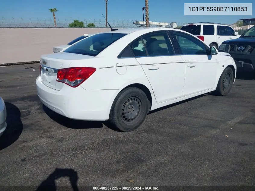 2011 Chevrolet Cruze 1Lt VIN: 1G1PF5S98B7110853 Lot: 40237225