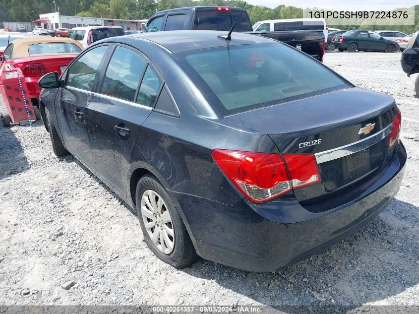 2011 Chevrolet Cruze Ls VIN: 1G1PC5SH9B7224876 Lot: 40261357