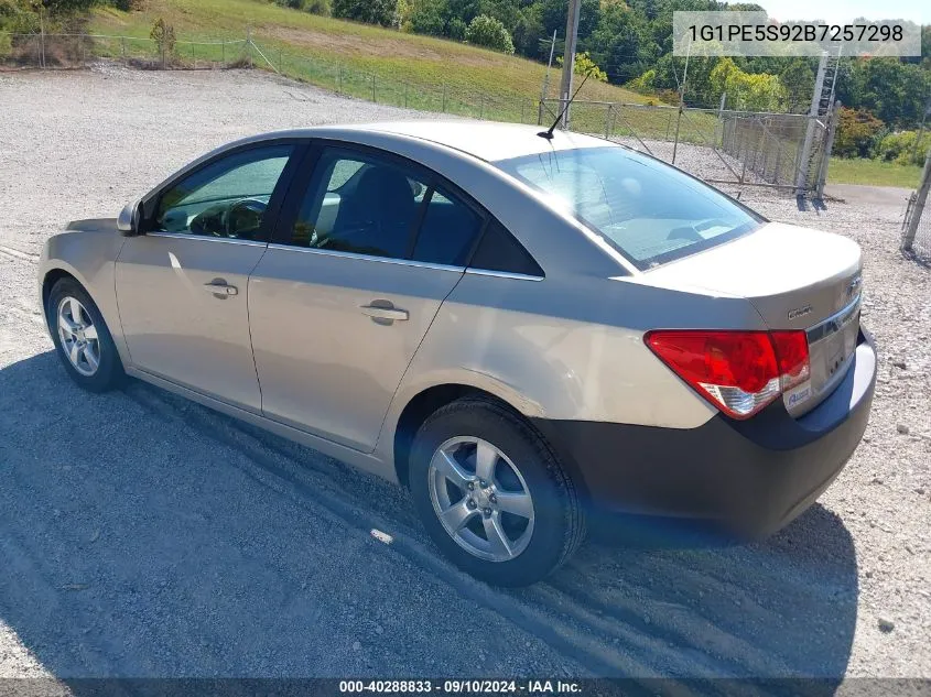 1G1PE5S92B7257298 2011 Chevrolet Cruze Lt