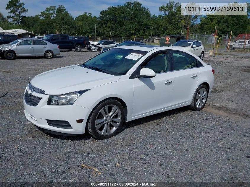 1G1PH5S99B7139613 2011 Chevrolet Cruze Ltz