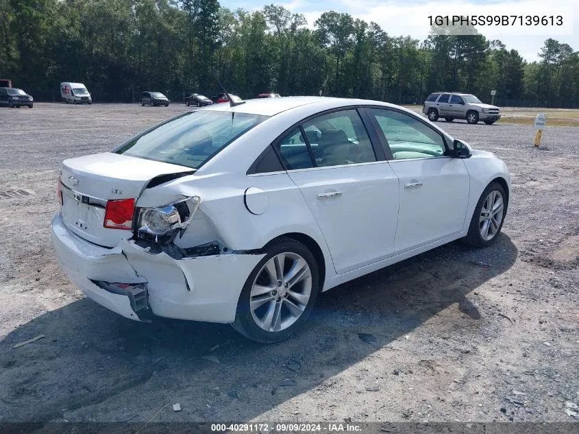 2011 Chevrolet Cruze Ltz VIN: 1G1PH5S99B7139613 Lot: 40291172