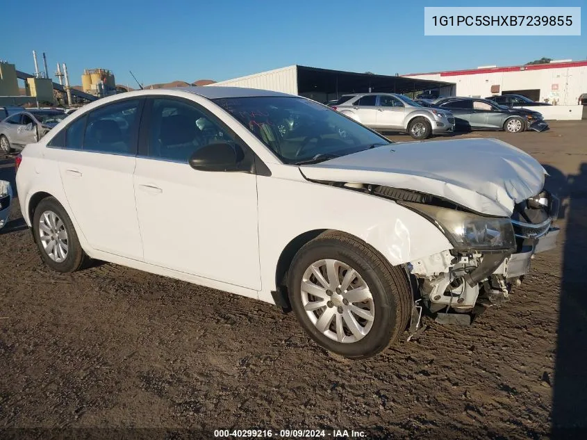 2011 Chevrolet Cruze Ls VIN: 1G1PC5SHXB7239855 Lot: 40299216