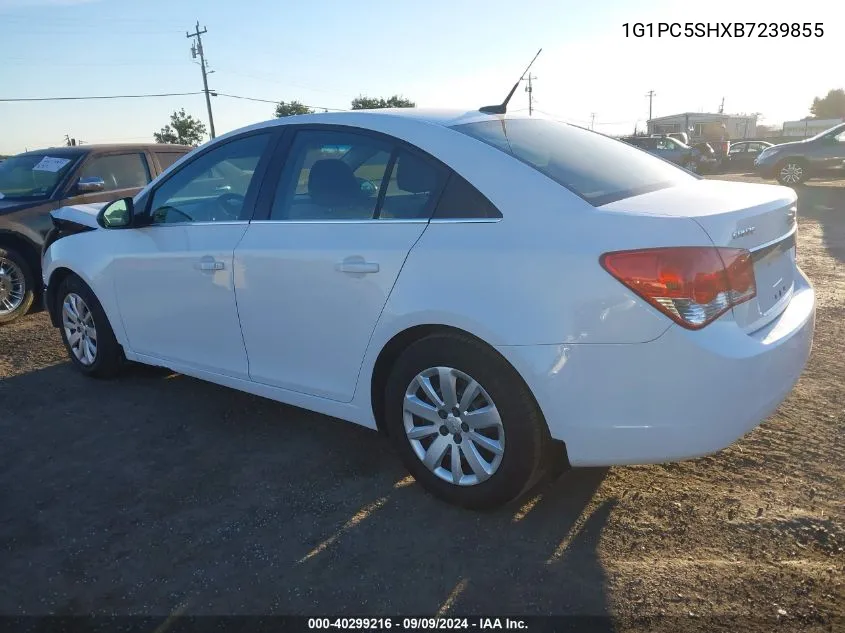 2011 Chevrolet Cruze Ls VIN: 1G1PC5SHXB7239855 Lot: 40299216