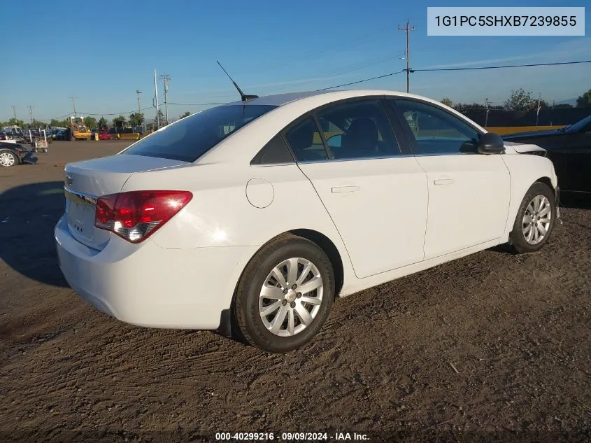 2011 Chevrolet Cruze Ls VIN: 1G1PC5SHXB7239855 Lot: 40299216