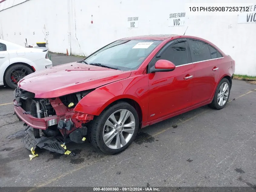 2011 Chevrolet Cruze Ltz VIN: 1G1PH5S90B7253712 Lot: 40300360