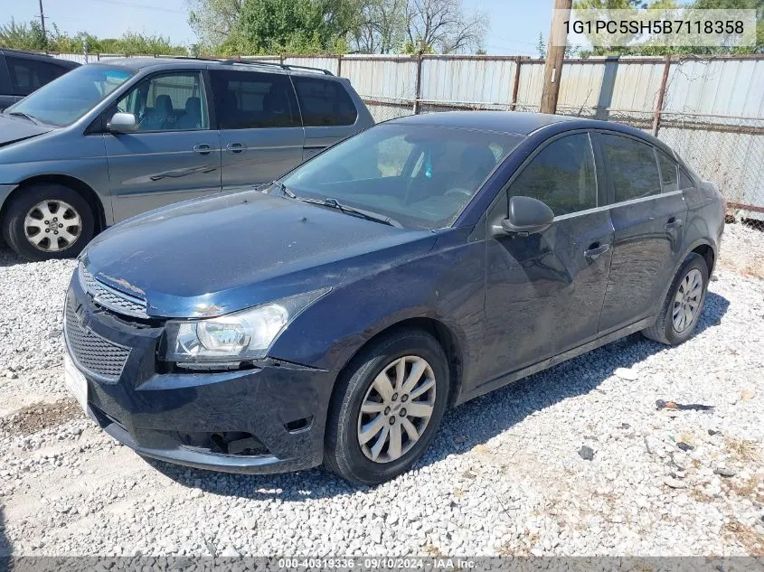 1G1PC5SH5B7118358 2011 Chevrolet Cruze Ls