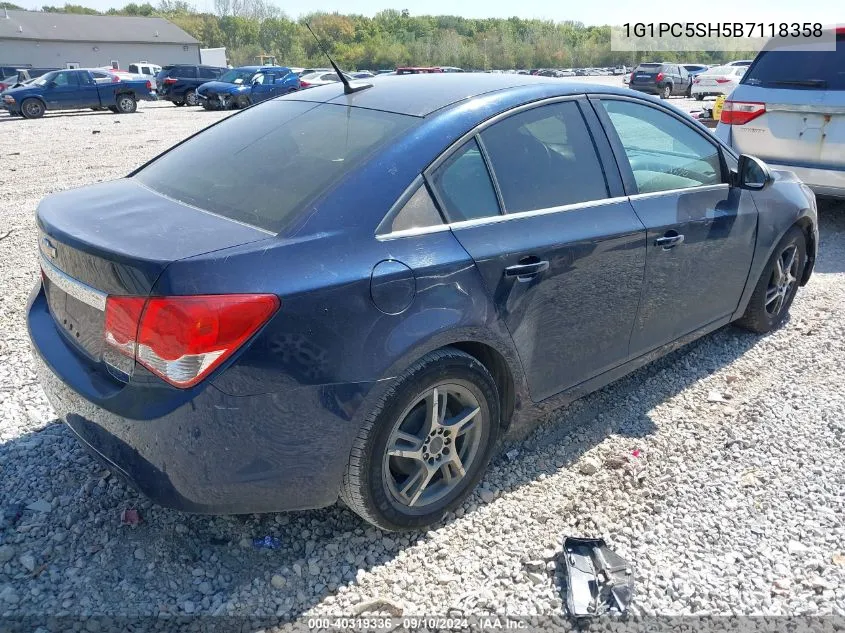 2011 Chevrolet Cruze Ls VIN: 1G1PC5SH5B7118358 Lot: 40319336