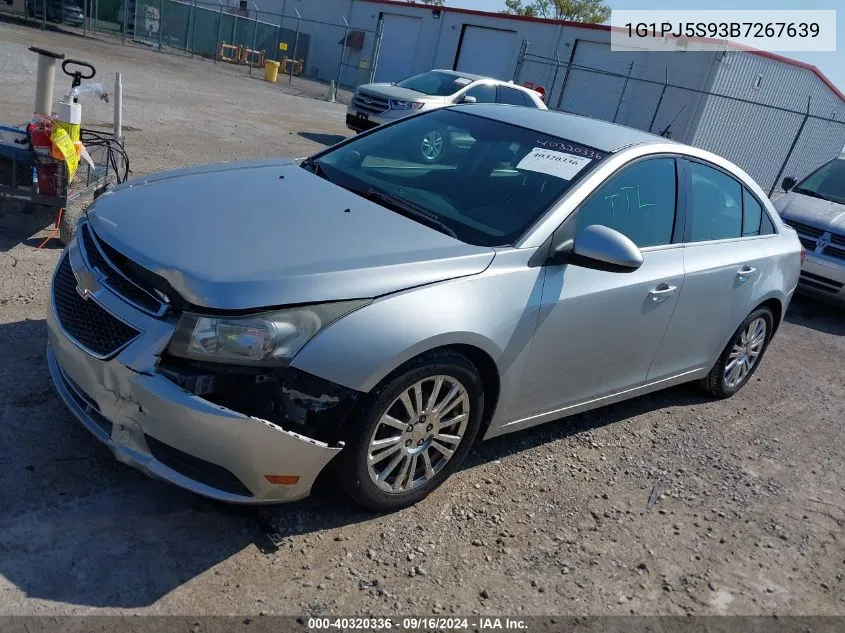 2011 Chevrolet Cruze Eco VIN: 1G1PJ5S93B7267639 Lot: 40320336