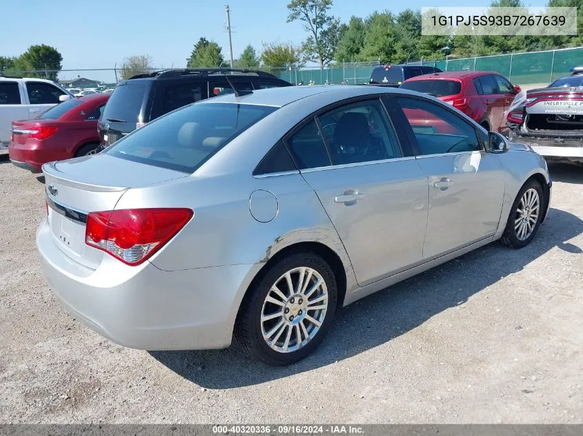 2011 Chevrolet Cruze Eco VIN: 1G1PJ5S93B7267639 Lot: 40320336