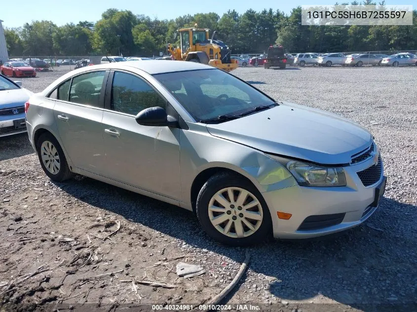 1G1PC5SH6B7255597 2011 Chevrolet Cruze Ls