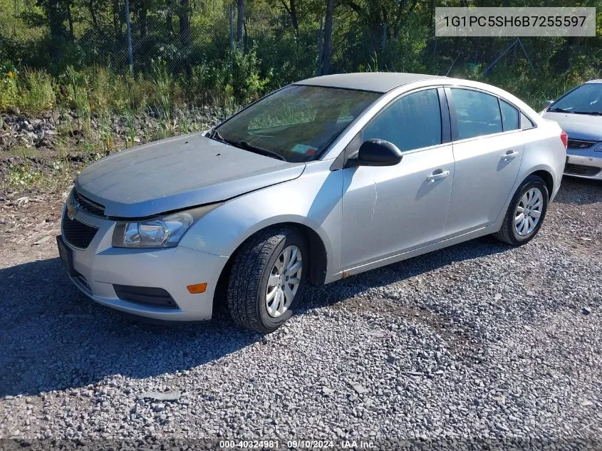 2011 Chevrolet Cruze Ls VIN: 1G1PC5SH6B7255597 Lot: 40324981