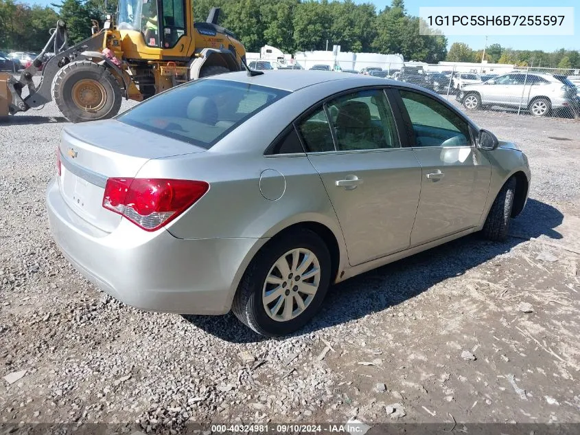 2011 Chevrolet Cruze Ls VIN: 1G1PC5SH6B7255597 Lot: 40324981