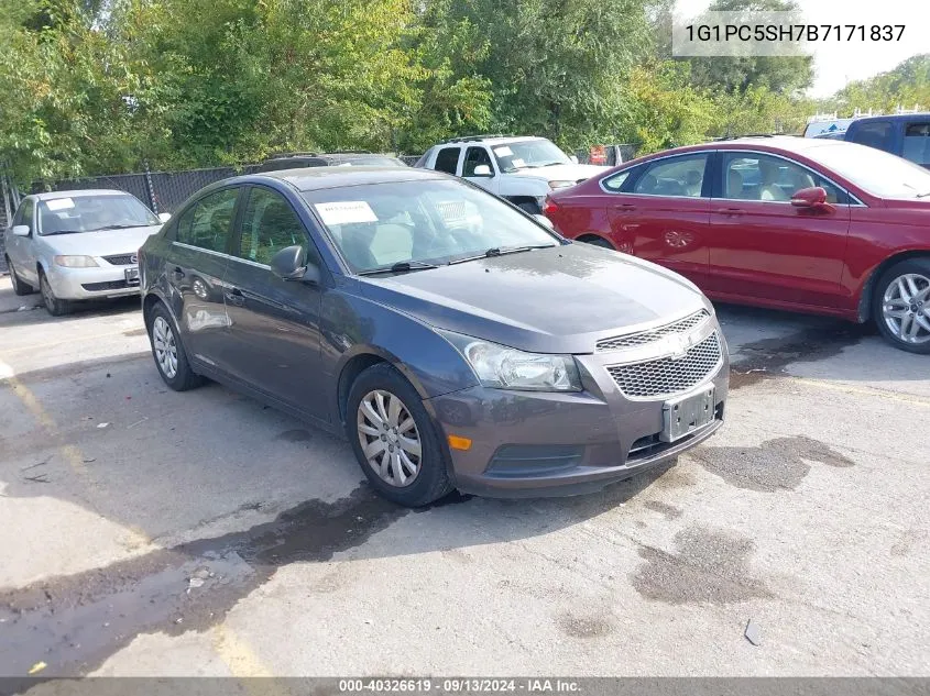 1G1PC5SH7B7171837 2011 Chevrolet Cruze Ls