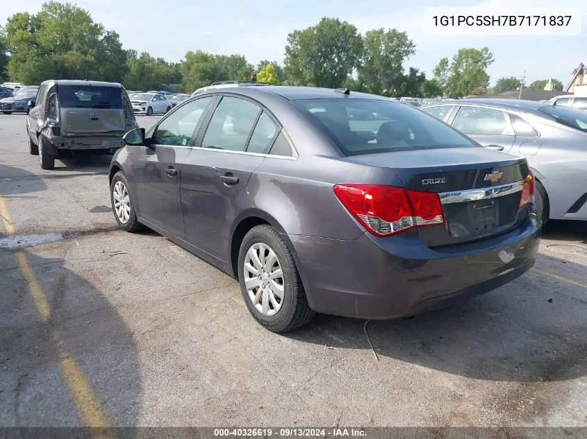 2011 Chevrolet Cruze Ls VIN: 1G1PC5SH7B7171837 Lot: 40326619