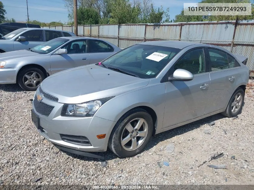 2011 Chevrolet Cruze Lt VIN: 1G1PE5S97B7249293 Lot: 40330560