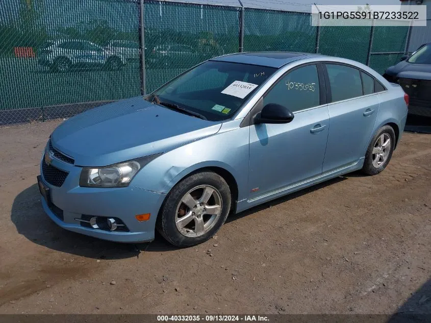 1G1PG5S91B7233522 2011 Chevrolet Cruze 2Lt