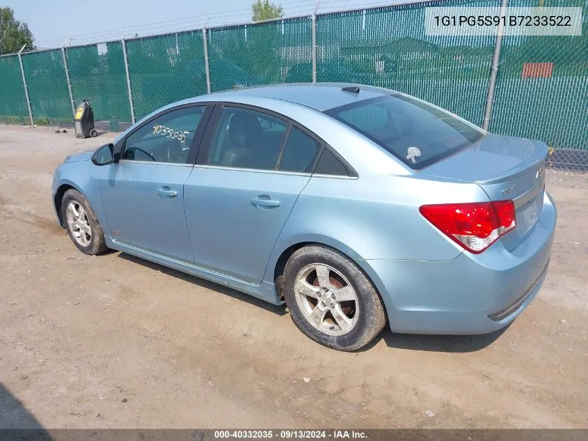 1G1PG5S91B7233522 2011 Chevrolet Cruze 2Lt