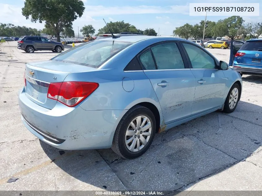 2011 Chevrolet Cruze 1Lt VIN: 1G1PF5S91B7108720 Lot: 40338069