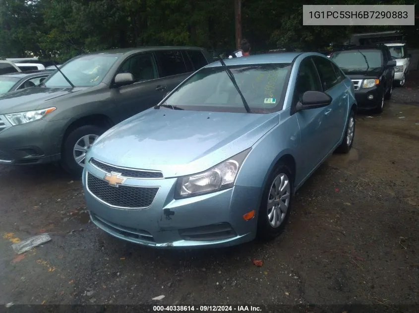 2011 Chevrolet Cruze Ls VIN: 1G1PC5SH6B7290883 Lot: 40338614