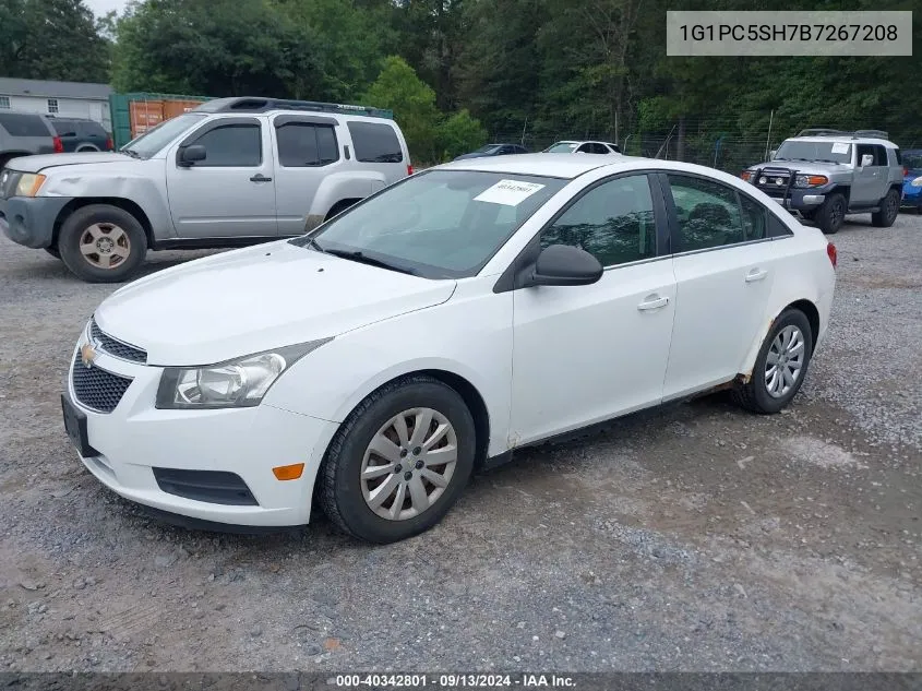 2011 Chevrolet Cruze Ls VIN: 1G1PC5SH7B7267208 Lot: 40342801