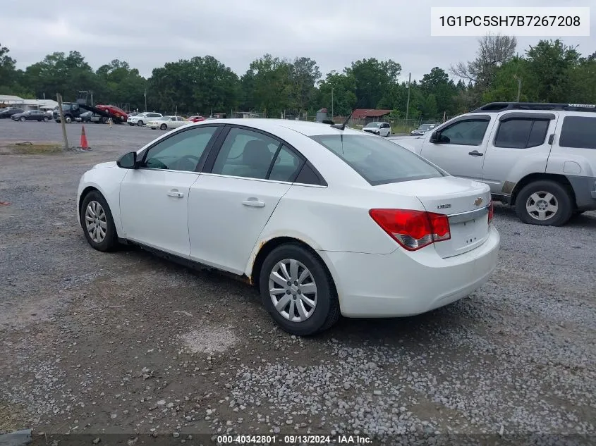 2011 Chevrolet Cruze Ls VIN: 1G1PC5SH7B7267208 Lot: 40342801