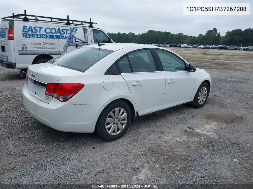 2011 Chevrolet Cruze Ls VIN: 1G1PC5SH7B7267208 Lot: 40342801