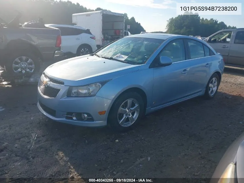 2011 Chevrolet Cruze 2Lt VIN: 1G1PG5S94B7238200 Lot: 40343255