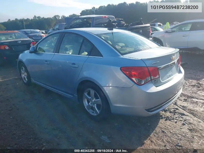 1G1PG5S94B7238200 2011 Chevrolet Cruze 2Lt