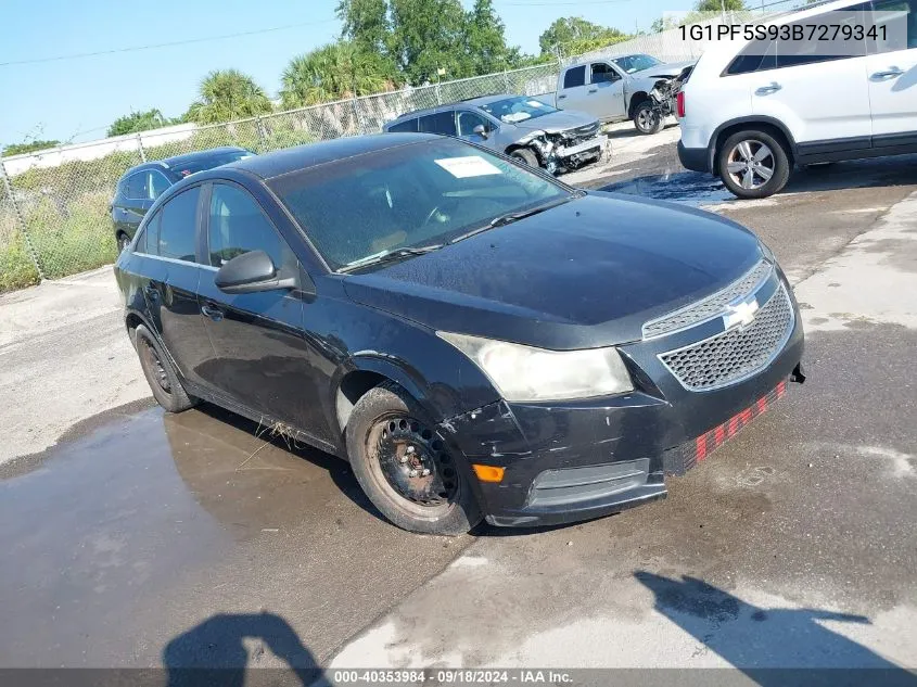 2011 Chevrolet Cruze 1Lt VIN: 1G1PF5S93B7279341 Lot: 40353984