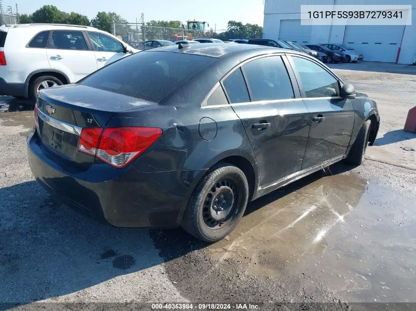 1G1PF5S93B7279341 2011 Chevrolet Cruze 1Lt