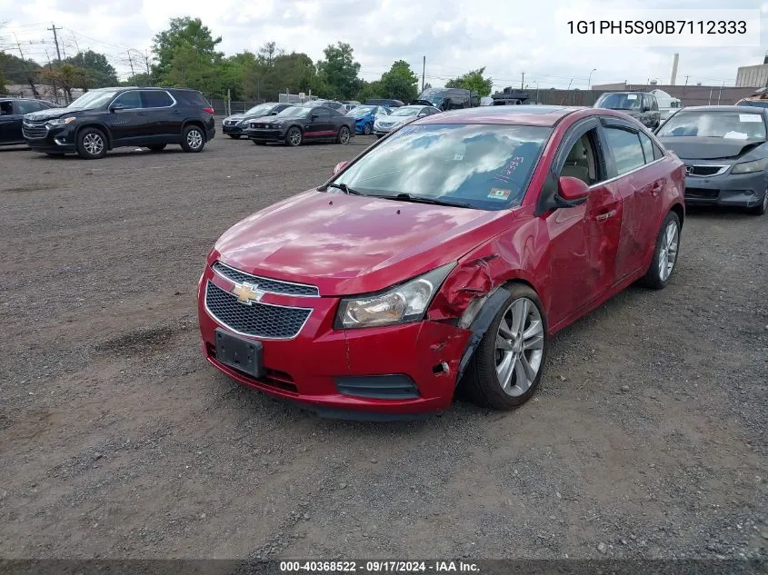 2011 Chevrolet Cruze Ltz VIN: 1G1PH5S90B7112333 Lot: 40368522