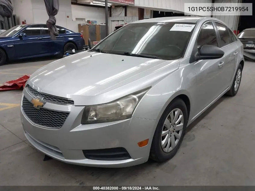 1G1PC5SH0B7219954 2011 Chevrolet Cruze Ls