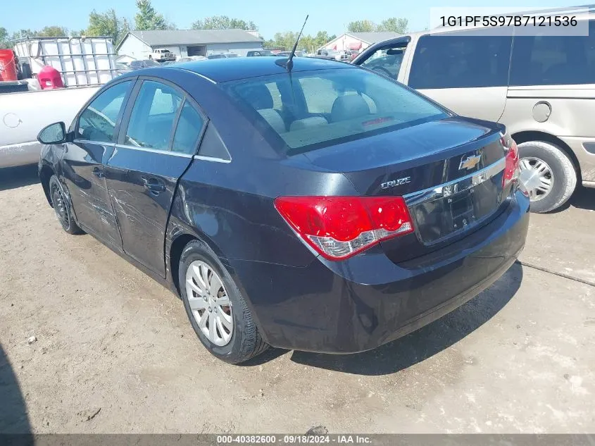 2011 Chevrolet Cruze 1Lt VIN: 1G1PF5S97B7121536 Lot: 40382600