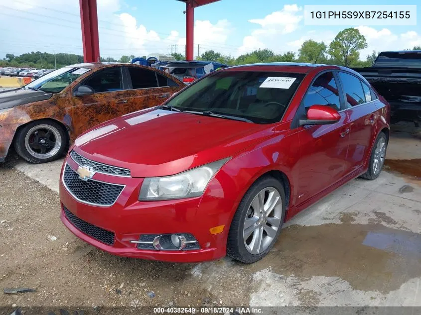 1G1PH5S9XB7254155 2011 Chevrolet Cruze Ltz