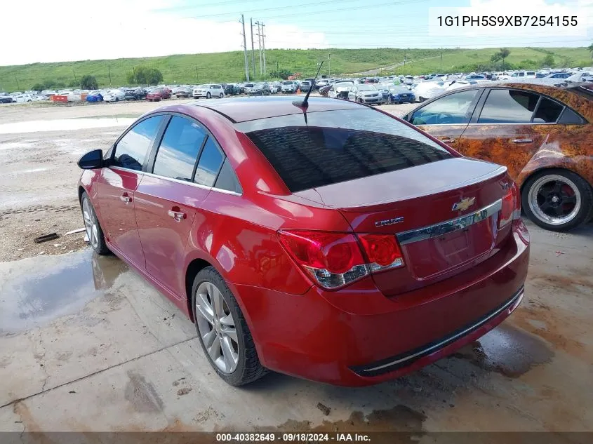 2011 Chevrolet Cruze Ltz VIN: 1G1PH5S9XB7254155 Lot: 40382649