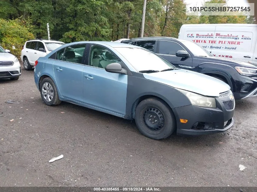 1G1PC5SH8B7257545 2011 Chevrolet Cruze Ls