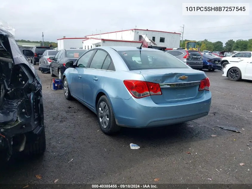 2011 Chevrolet Cruze Ls VIN: 1G1PC5SH8B7257545 Lot: 40385455