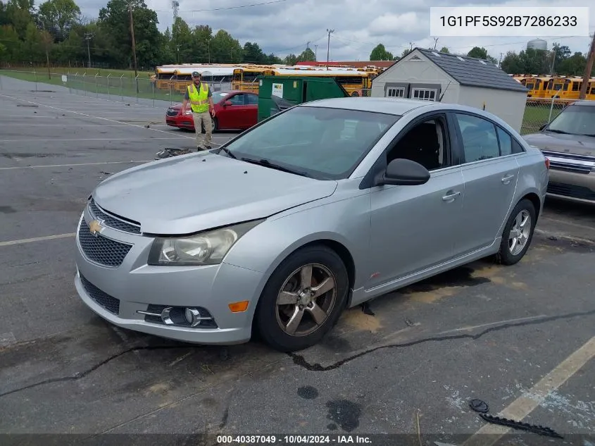 2011 Chevrolet Cruze 1Lt VIN: 1G1PF5S92B7286233 Lot: 40387049